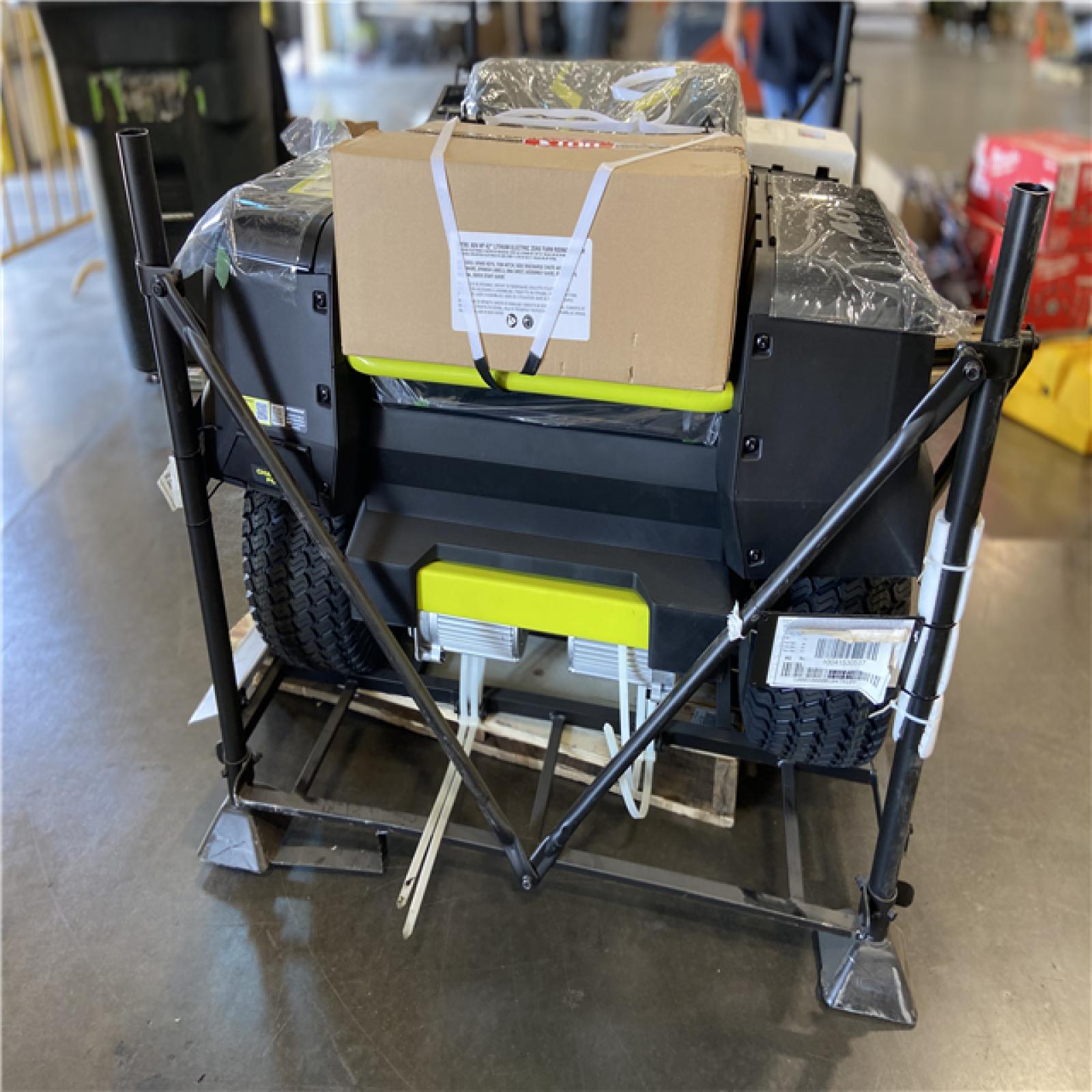 DALLAS LOCATION - RYOBI 80V HP Brushless 42 in. Battery Electric Cordless Zero Turn Riding Mower (2) 80V Batteries (2) 40V Batteries and Charger