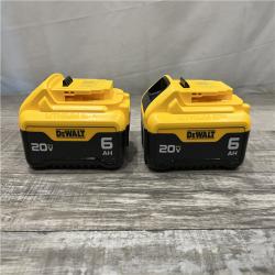 AS-IS DEWALT 20V MAX Lithium-Ion 6.0Ah Battery (2-Pack)