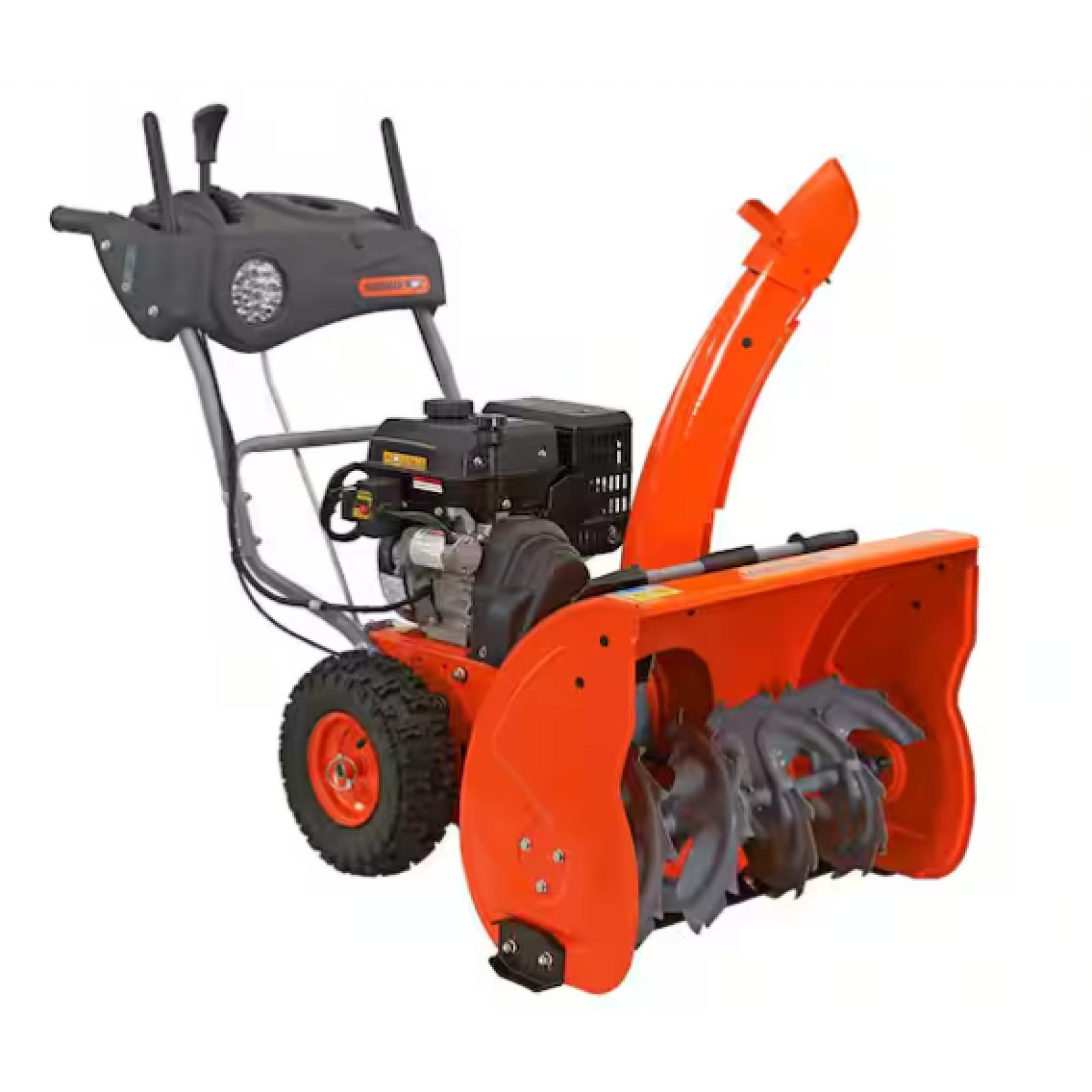 DALLAS LOCATION- NEW!- YARDMAX 26 in. 212 cc Two-stage Self-propelled Gas Snow Blower with Push-button Electric Start and Headlight