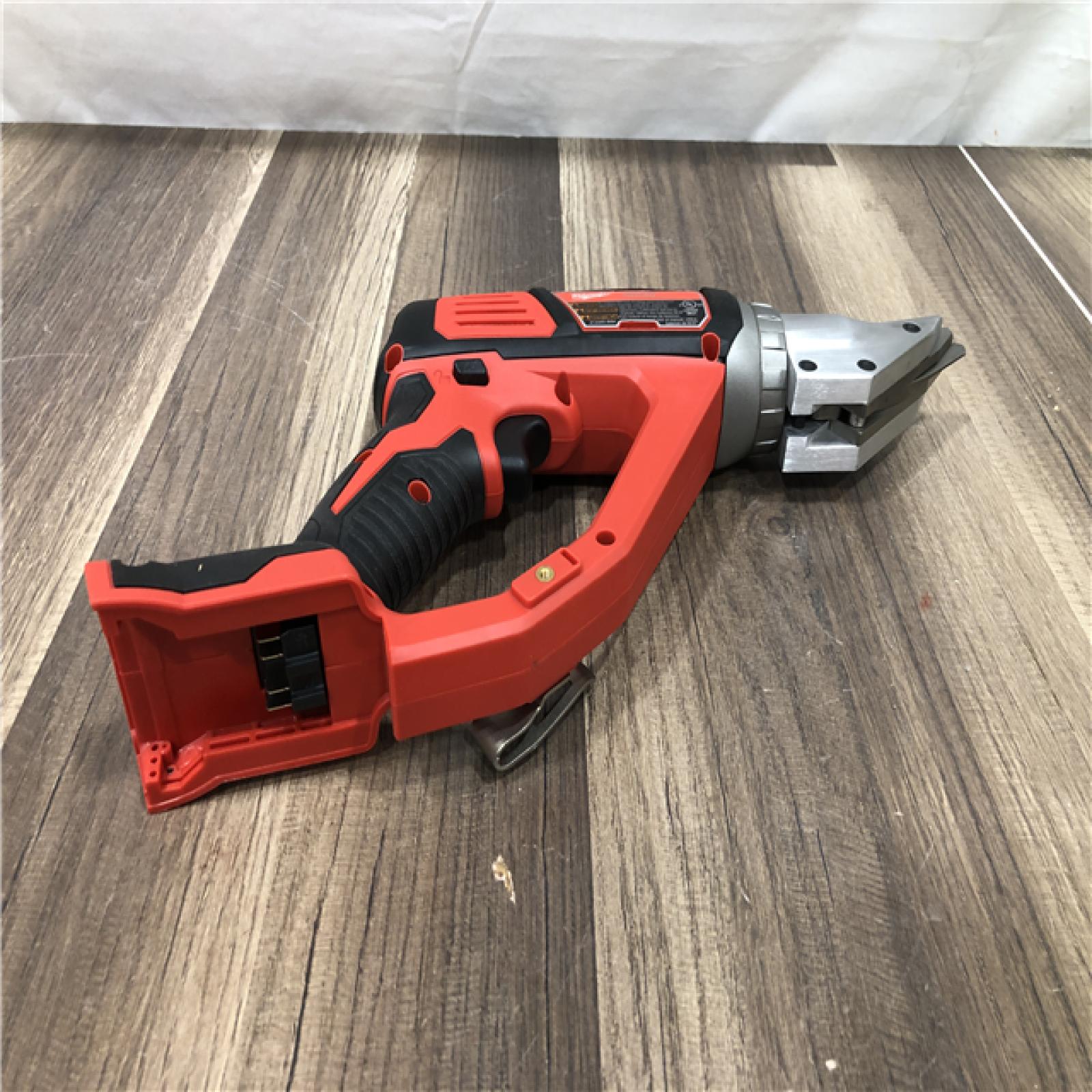 AS-IS Milwaukee 18-Volt Lithium-Ion Cordless 18-Gauge Double Cut Metal Shear (Tool-Only)