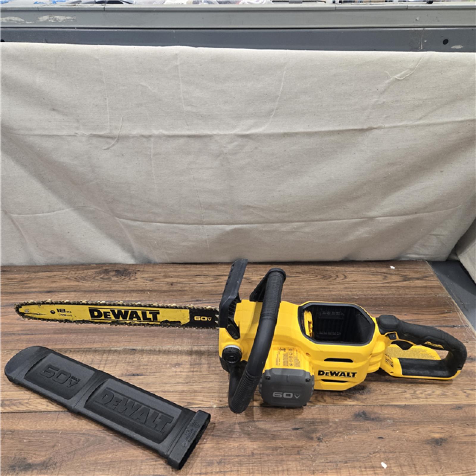 AS-IS DEWALT DCCS672B FLEXVOLT 60V MAX Brushless Cordless 18 Chainsaw (Tool Only)