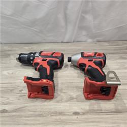 AS-IS Milwaukee 18V Cordless 2-Tool Drill/Driver and Impact Driver Kit