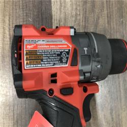 AS-IS Milwaukee FUEL 18V Lithium-Ion Brushless Cordless 1/2 in. Hammer Drill/Driver (Tool-Only)