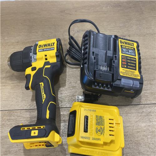 AS-IS DEWALT Atomic 20V Lithium-Ion Cordless Compact 1/2 in. Drill/Driver Kit