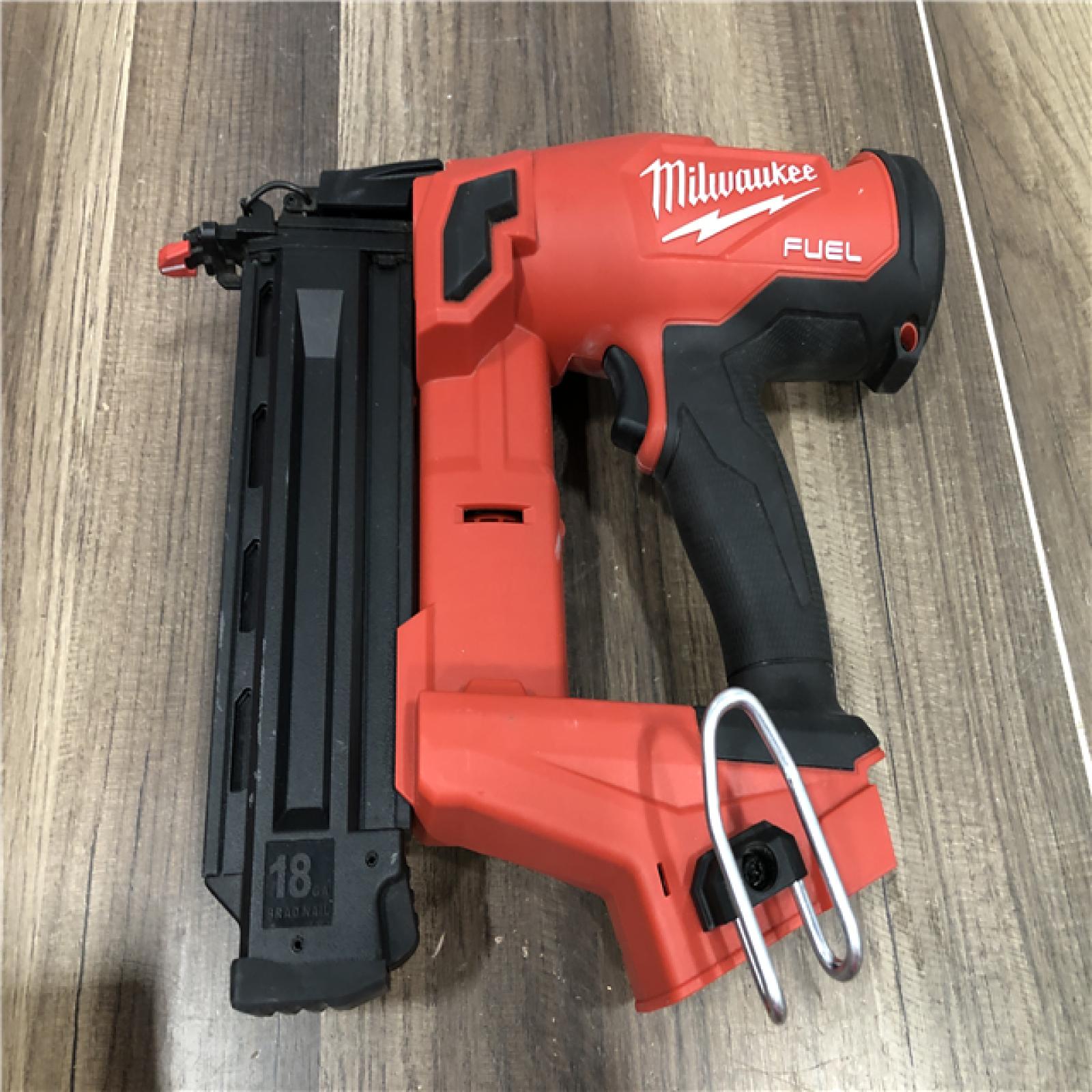 AS-IS Milwaukee FUEL 18-Volt Lithium-Ion Brushless Cordless Gen II 18-Gauge Brad Nailer (Tool-Only)