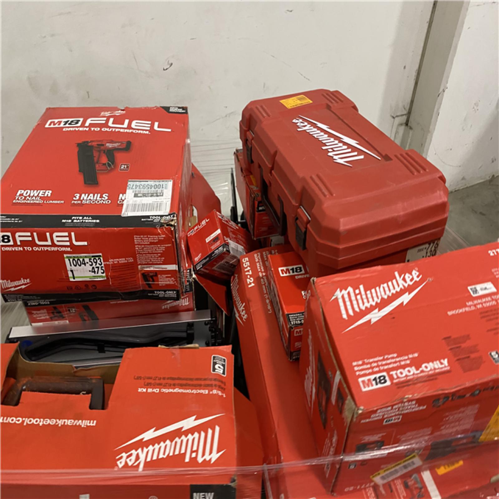Dallas Location - As-Is MILWAUKEE Tool Pallet
