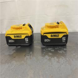 AS-IS- DEWALT 20V MAX XR Premium Lithium-Ion 5.0Ah Battery Pack (2 Pack)