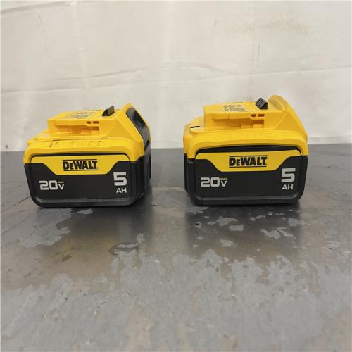 AS-IS- DEWALT 20V MAX XR Premium Lithium-Ion 5.0Ah Battery Pack (2 Pack)