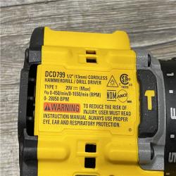 AS-IS DEWALT ATOMIC 20V Cordless 1/2 in. Compact Hammer Drill Kit