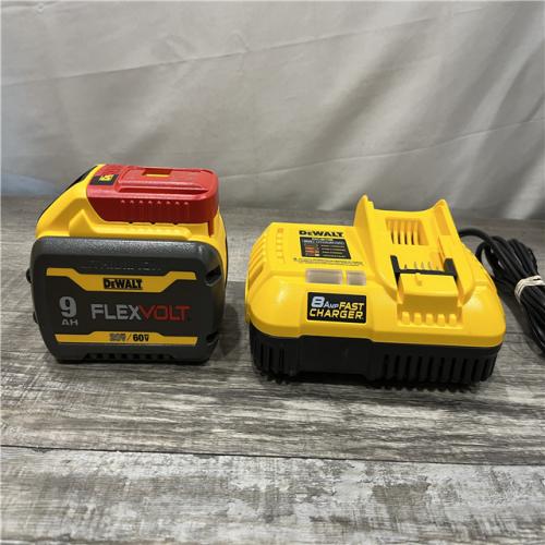 AS-IS DEWALT 20V/60V MAX FLEXVOLT Lithium-Ion 9.0Ah Battery and Charger Starter Kit