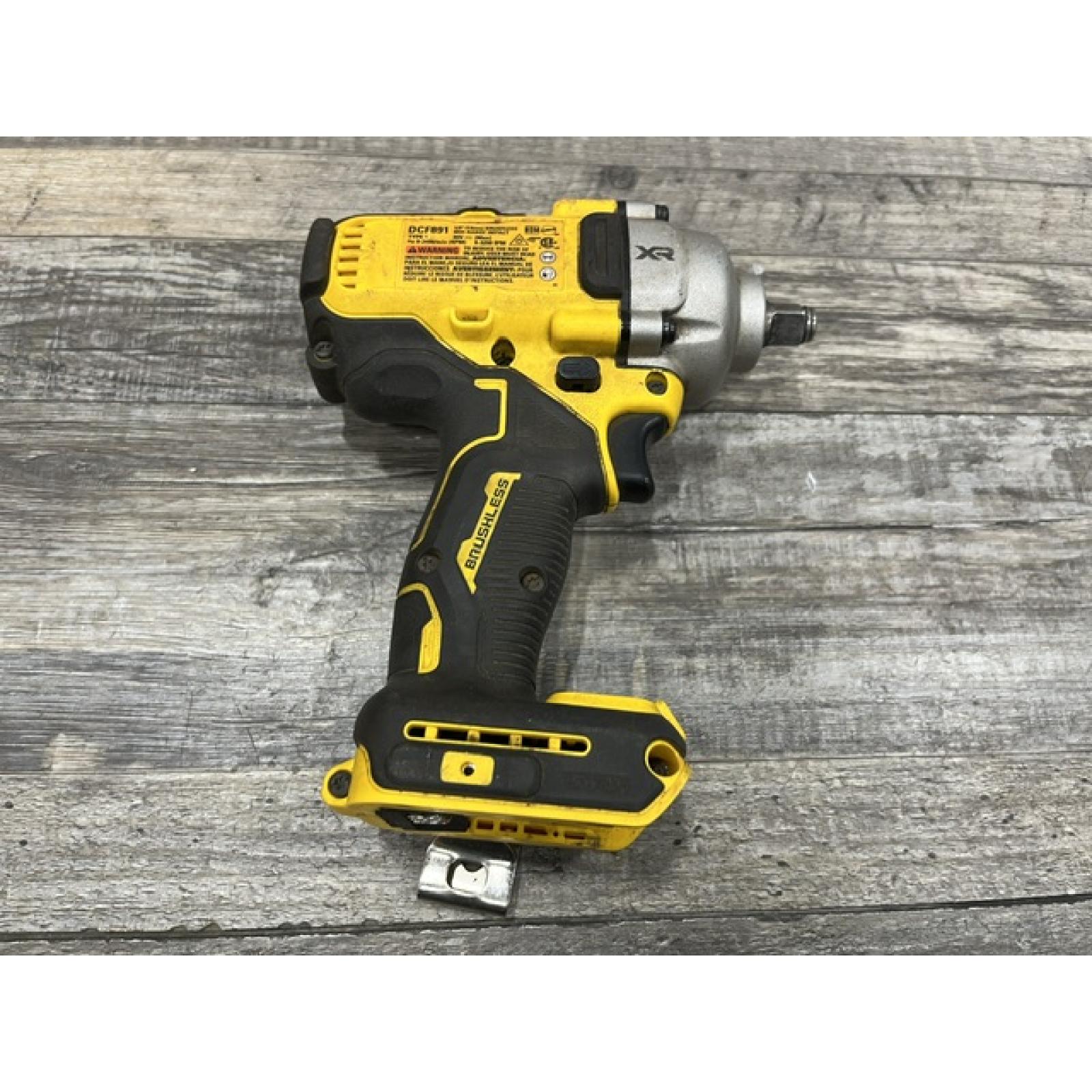 AS-IS DEWALT 20V MAX XR Cordless 1/2 in. Impact Wrench (Tool Only)