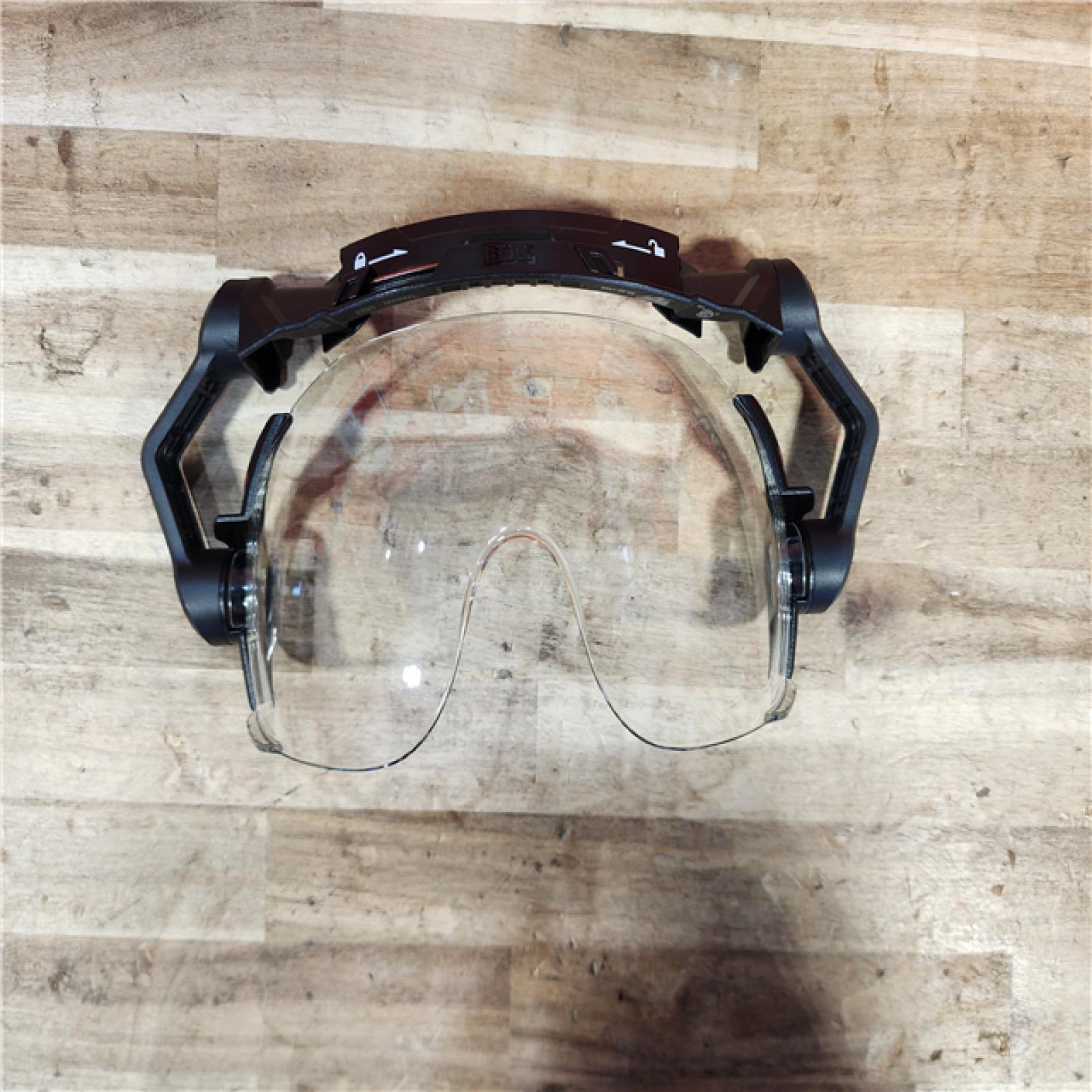 HOUSTON LOCATION - AS-IS Milwaukee Bolt Anti-Fog PPE Protective Glasses Clear Lens Black Frame QTY - 6