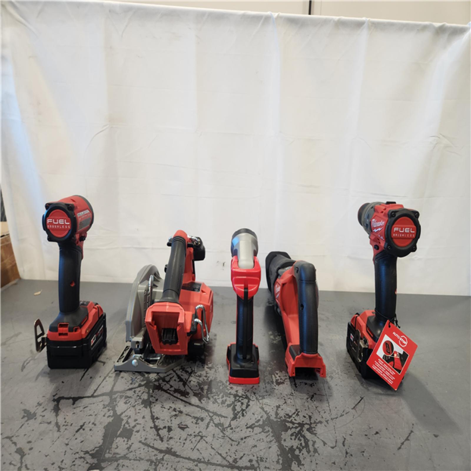 AS-IS- Milwaukee M18 Fuel 18 V 5 Amps Cordless Brushless 5 Tool