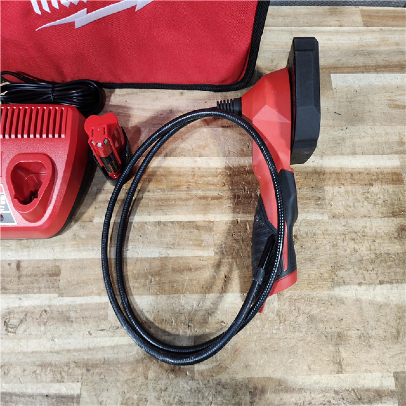 HOUSTON LOCATION - AS - IS Milwaukee 12V Lithium-Ion Cordless M-SPECTOR 360-Degree 4 ft. Inspection Camera Kit