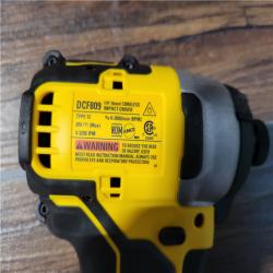 California As-Is Dewalt Brushless 4-Tool Combo Kit (Battery,Charger, and Tool Bag Included)