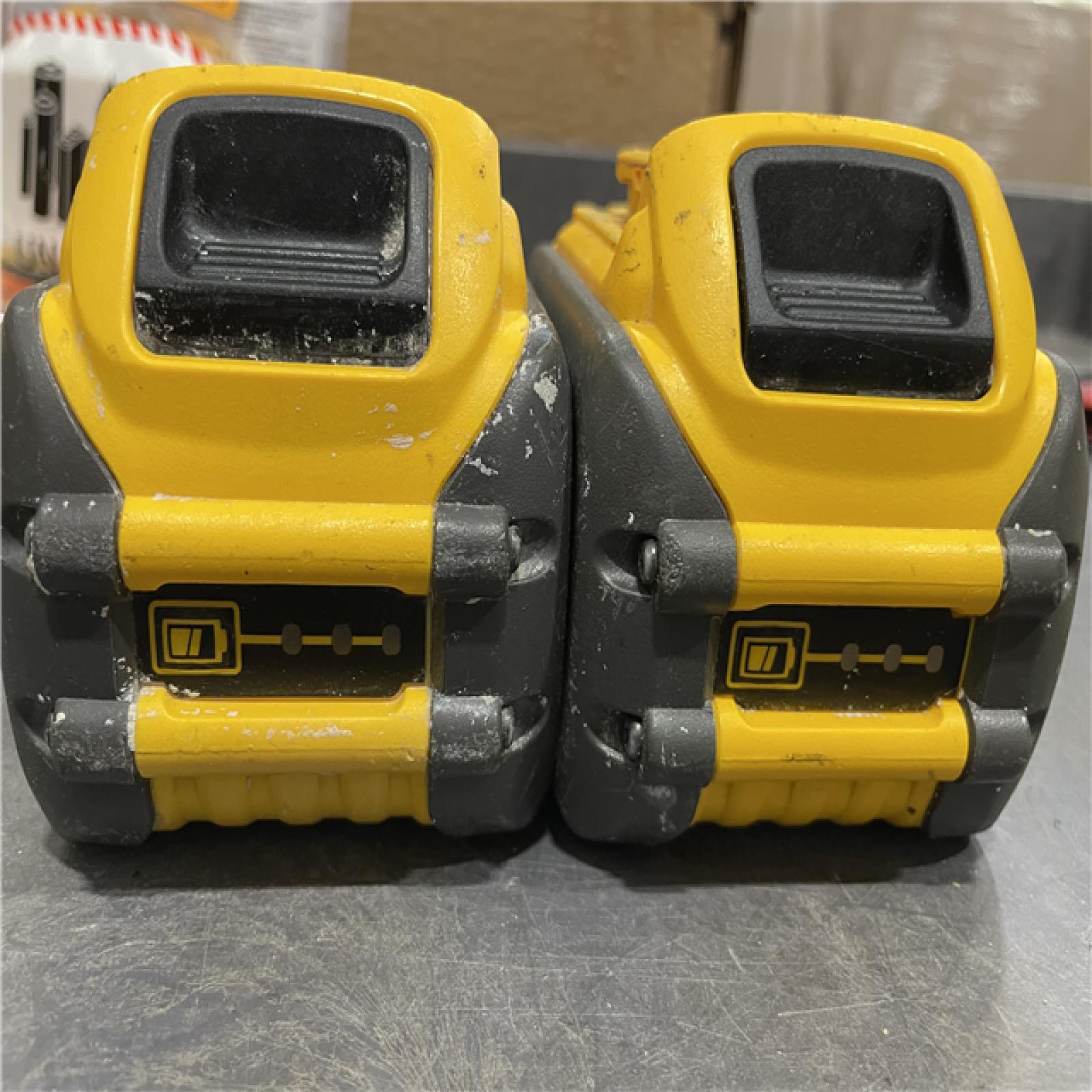 AS-IS DEWALT FLEXVOLT 20-Volt/60-Volt MAX Lithium-Ion 6.0Ah Battery Pack (2-Pack)
