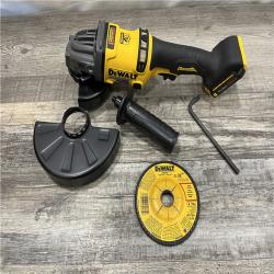 AS-IS DEWALT FLEXVOLT 60V MAX Cordless Brushless 4.5 in. to 6 in. Small Angle Grinder with Kickback Brake (Tool Only)