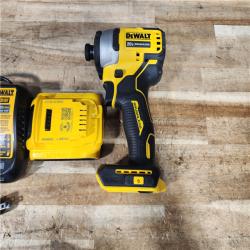 HOUSTON LOCATION - AS - IS DEWALT Atomic 20V Max Lithium-Ion Brushless Cordless Compact 1/4 in. Impact Driver Kit