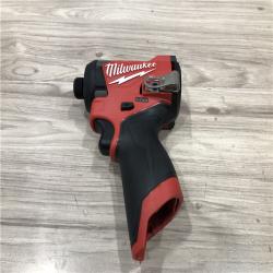 AS-IS Milwaukee M12 FUEL 12-Volt Lithium-Ion Cordless 1/4 in. Hex Impact Driver Compact Kit