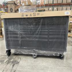 DALLAS LOCATION- AS-IS Husky 72 in. W x 24 in. Heavy Duty 18-Drawer Mobile Workbench Cabinet
