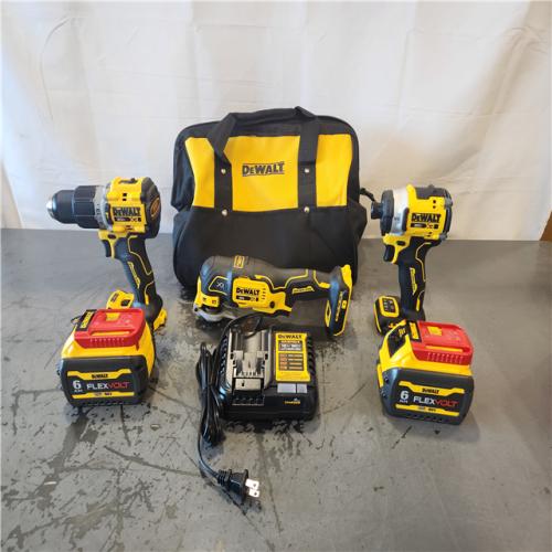 AS-IS- DEWALT 20V MAX Lithium-Ion Cordless 3-Tool Combo Kit