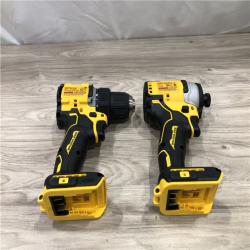 AS-IS DEWALT ATOMIC 20-Volt MAX Lithium-Ion Cordless Combo Kit