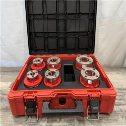 AS-IS Milwaukee 1/2 in. - 2 in. High Speed NPT Forged Aluminum Die Head PACKOUT Kit