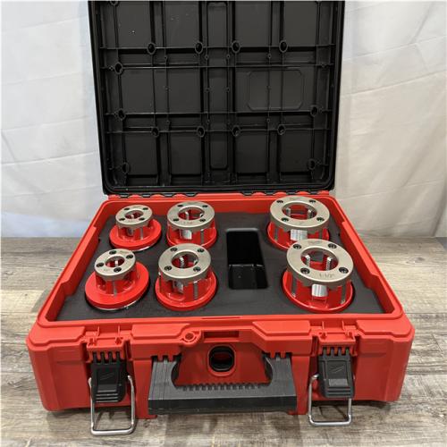 AS-IS Milwaukee 1/2 in. - 2 in. High Speed NPT Forged Aluminum Die Head PACKOUT Kit
