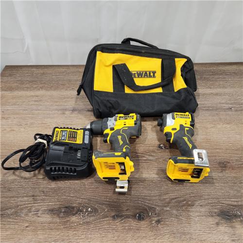 DEWALT 20V MAX XR Cordless Drill/Driver, ATOMIC Impact Driver 2 Tool Combo Kit, Charger, and Bag
