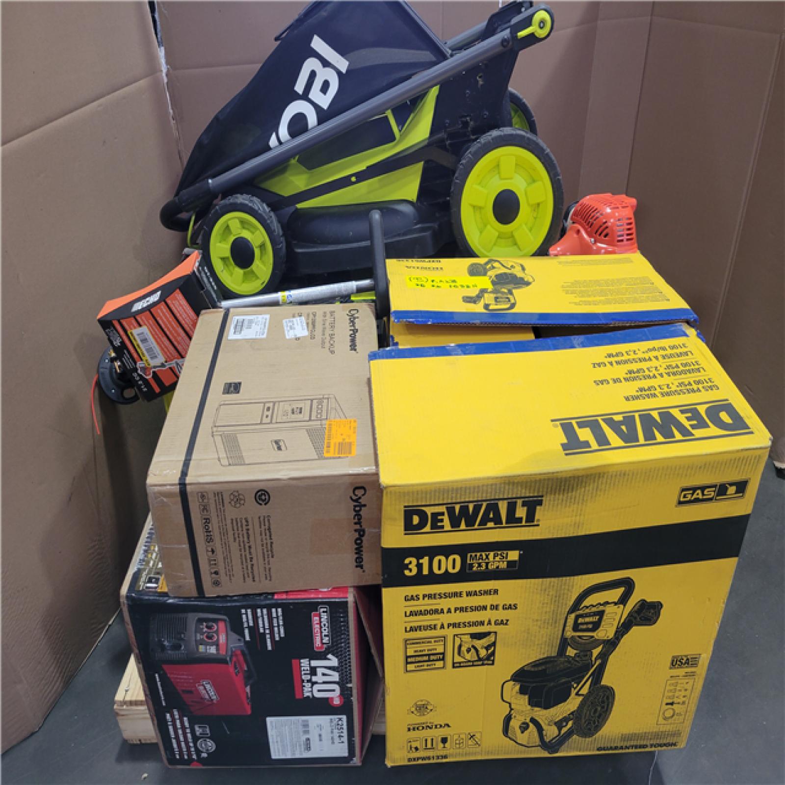 CALIFORNIA AS-IS OUTDOOR POWER EQUIPMENT