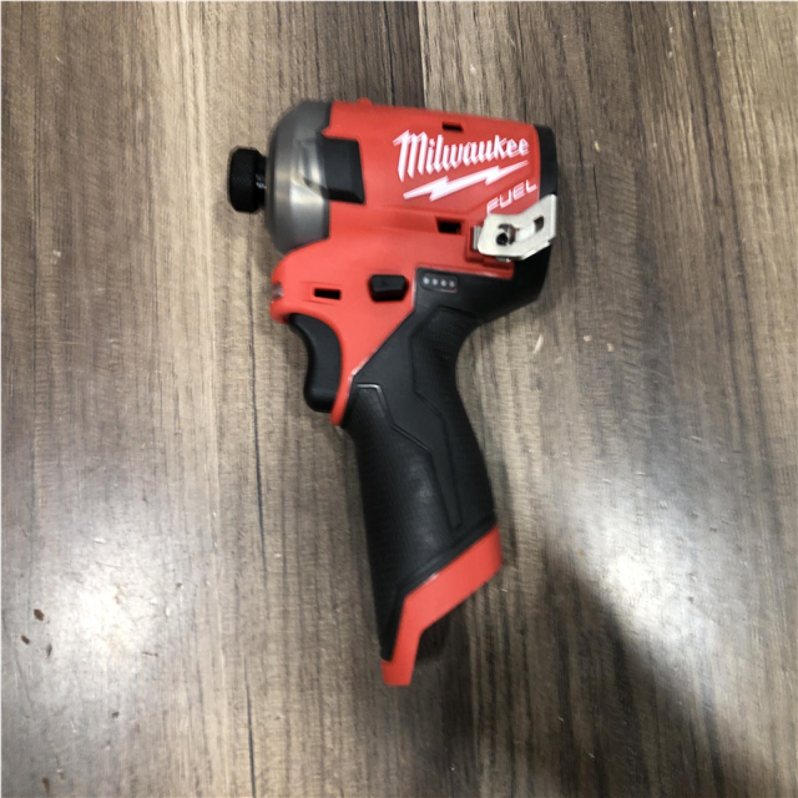 AS-IS Milwaukee FUEL SURGE 12V Lithium-Ion Brushless Cordless 1/4 in. Hex Impact Driver Compact Kit
