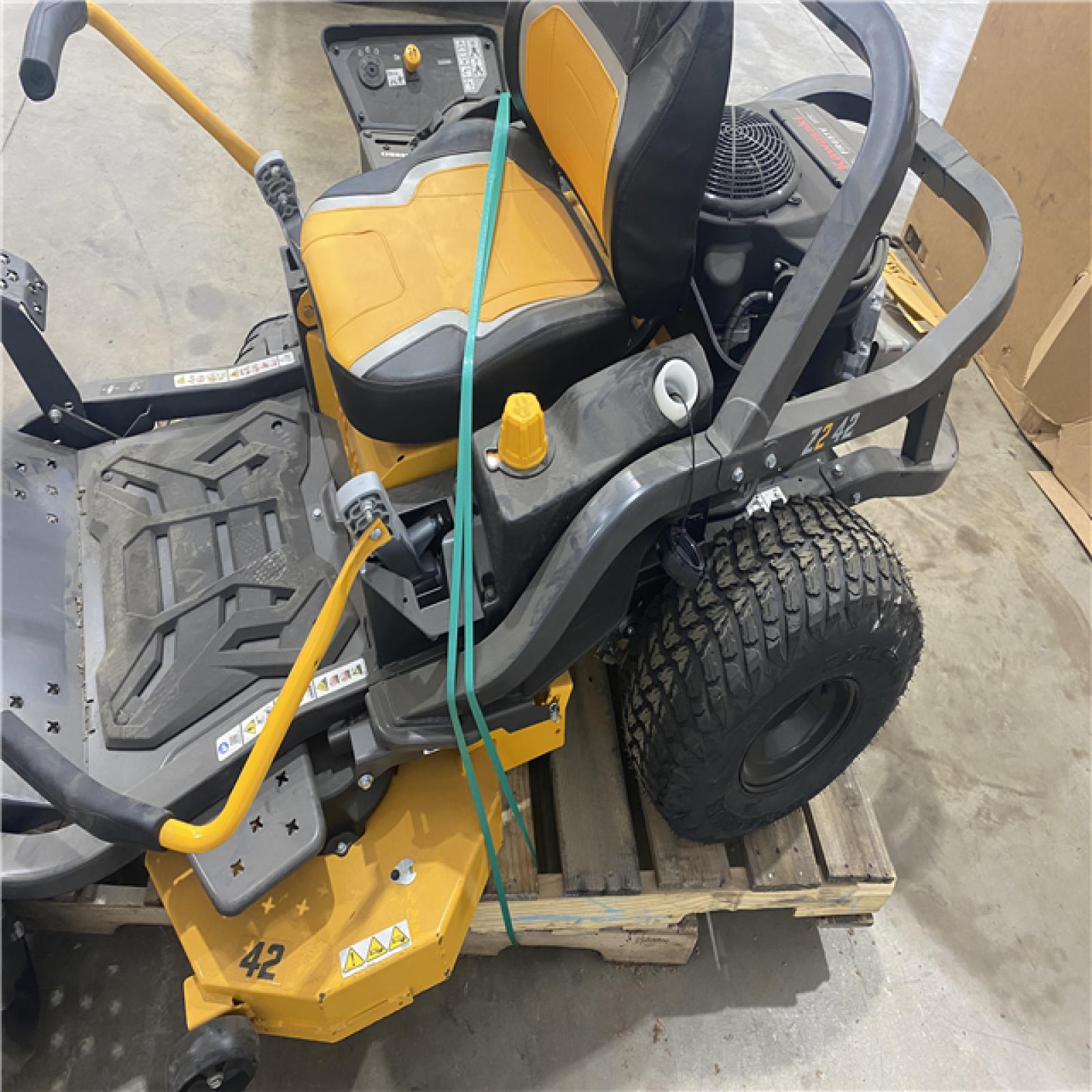 Houston Location - AS-IS Outdoor Power Equipment CUB CADET Z2 42 SIT DOWN MOWER