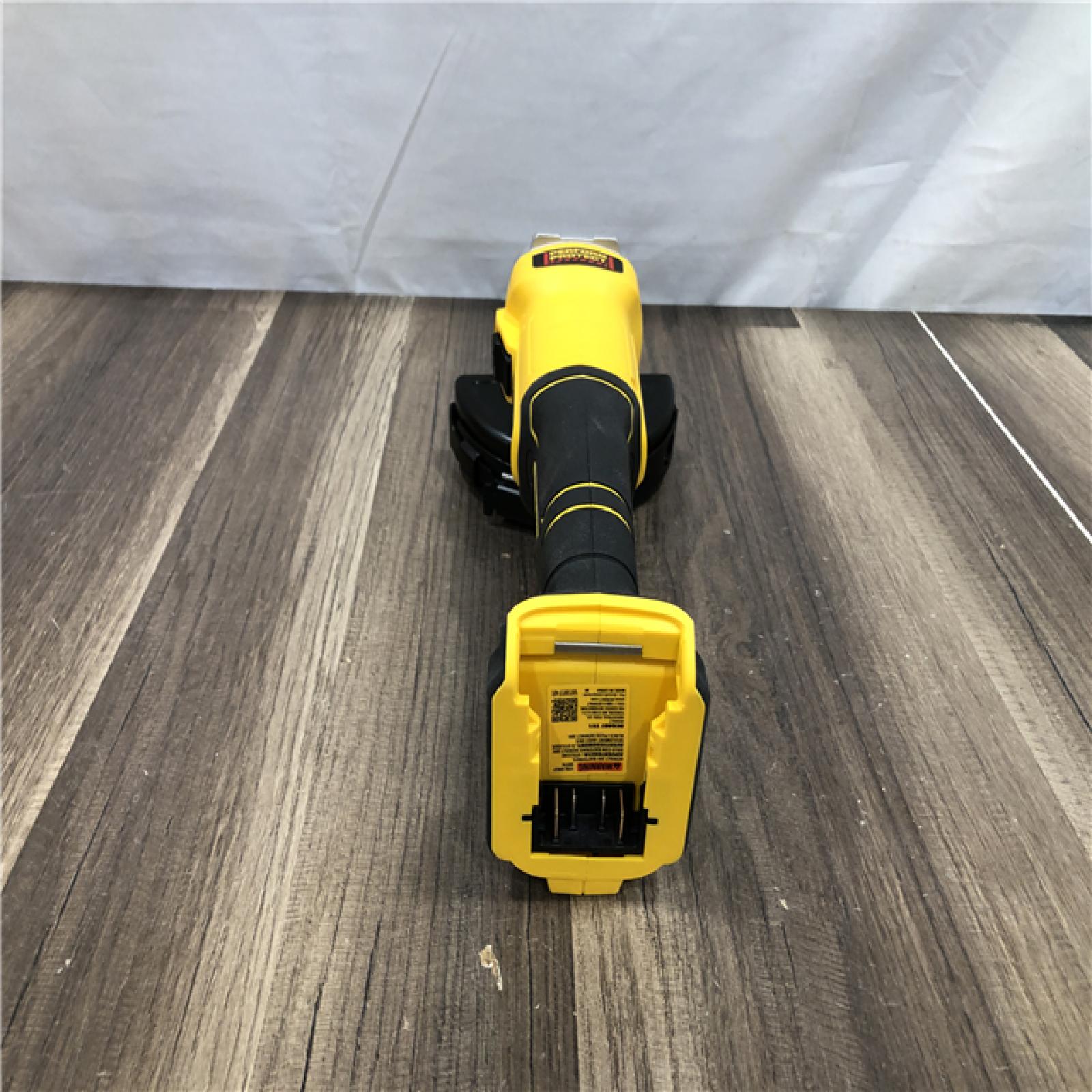 AS-IS DEWALT 20-Volt MAX Cordless Brushless 4-1/2 in. Angle Grinder with Slide Switch (Tool Only)