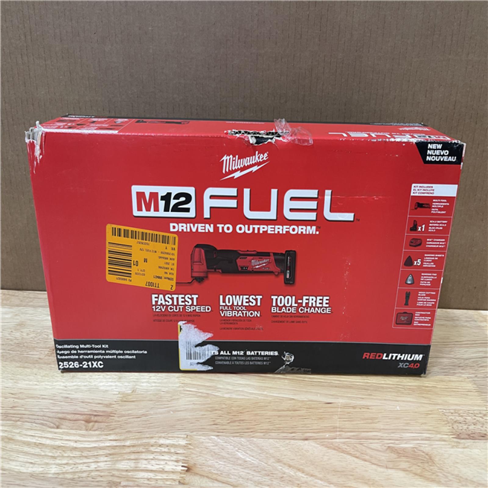 NEW!- Milwaukee FUEL 12V Cordless Oscillating Multi-Tool Kit