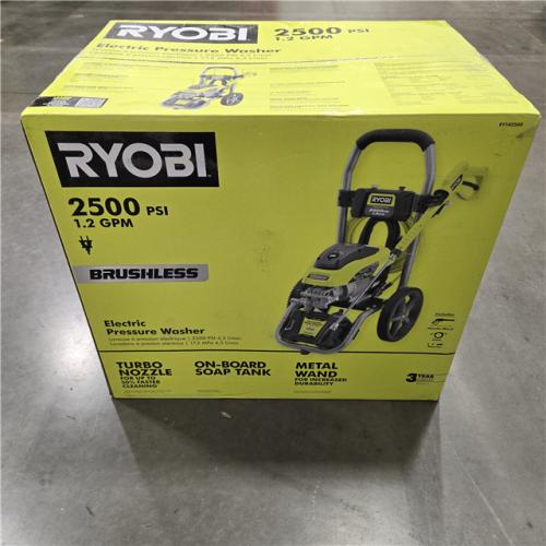 NEW! - RYOBI 2500 PSI 1.2 GPM High Performance Cold Water Electric Pressure Washer