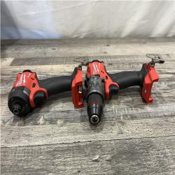 AS-IS Milwaukee FUEL 18V Lithium-Ion Brushless Cordless Hammer Drill and Impact Driver Combo Kit