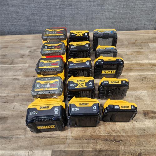 HOUSTON LOCATION - AS-IS DEWALT BATTERY PACK QTY - 15