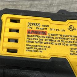 AS-IS DEWALT 20V MAX Cordless Battery Powered Pruner Kit