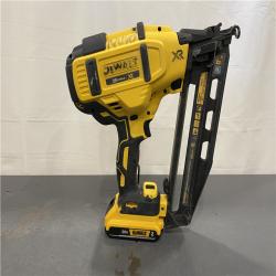AS-IS - DeWalt 20V MAX XR 16-Gauge Electric Cordless Angled Finishing Nailer Kit