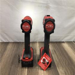 AS-IS Milwaukee FUEL 18V Lithium-Ion Brushless Cordless Hammer Drill and Impact Driver Combo Kit