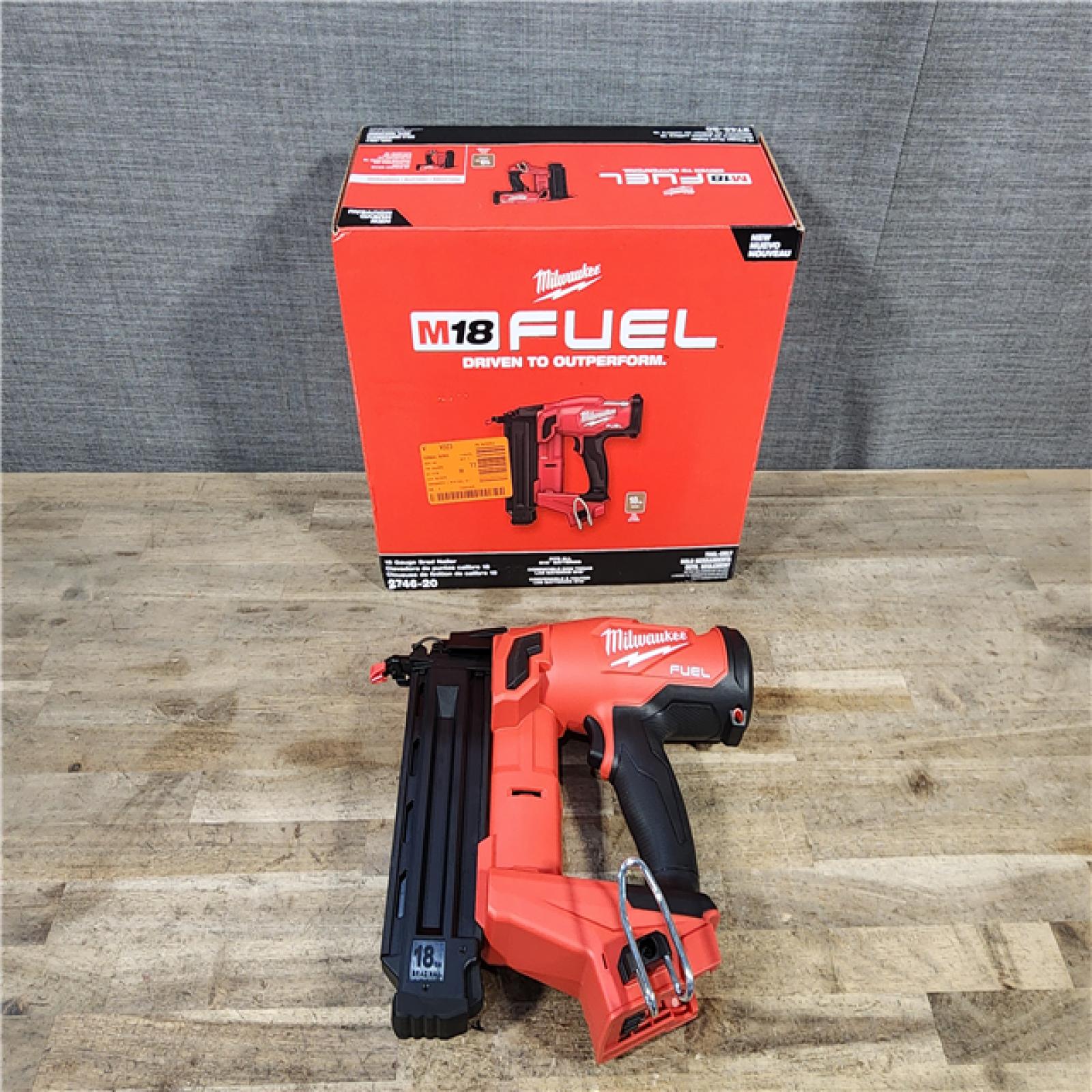 HOUSTON LOCATION - AS-IS (APPEARS LIKE NEW) Milwaukee M18 FUEL 18 Gauge Brad Nailer (TOOL ONLY)