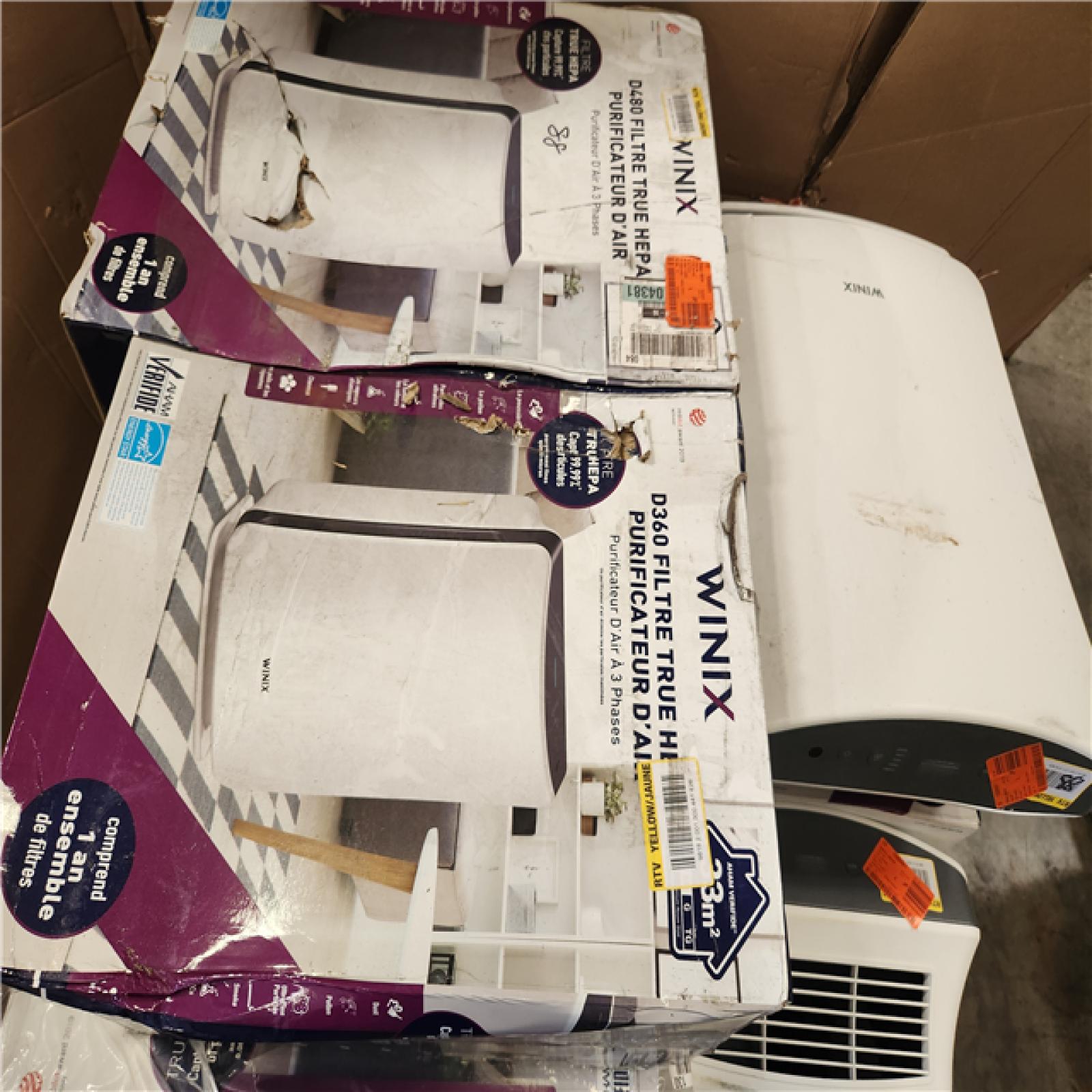 Phoenix AS-IS Mixed Winix True HEPA 3-Stage Air Purifier, AHAM Verified Pallet (10-Purifeirs)