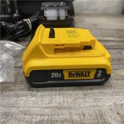 AS-IS DEWALT 20V MAX Lithium-Ion 15-Degree Electric Cordless Roofing Nailer Kit