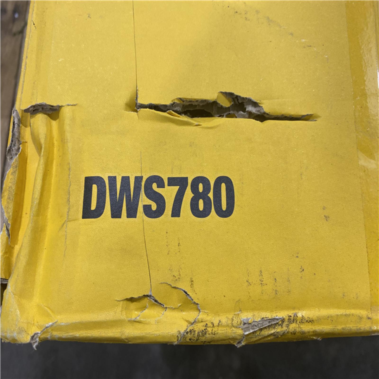 As-Is- DEWALT 15 Amp Corded 12 in. Double Bevel Sliding Compound Miter Saw