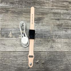 AS-IS Apple Watch Gen 3 Series 3 Cell 38mm Gold Aluminum - Pink Sand Sport