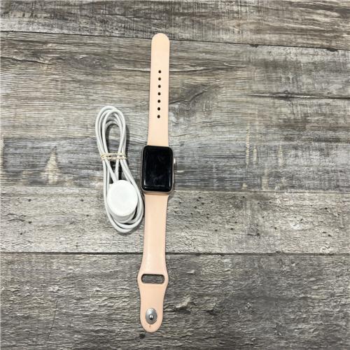 AS-IS Apple Watch Gen 3 Series 3 Cell 38mm Gold Aluminum - Pink Sand Sport