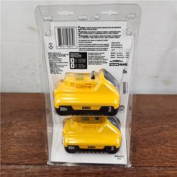 NEW! Dewalt 20-Volt MAX Lithium-Ion Compact 3.0 Ah Battery Pack (2-Pack)