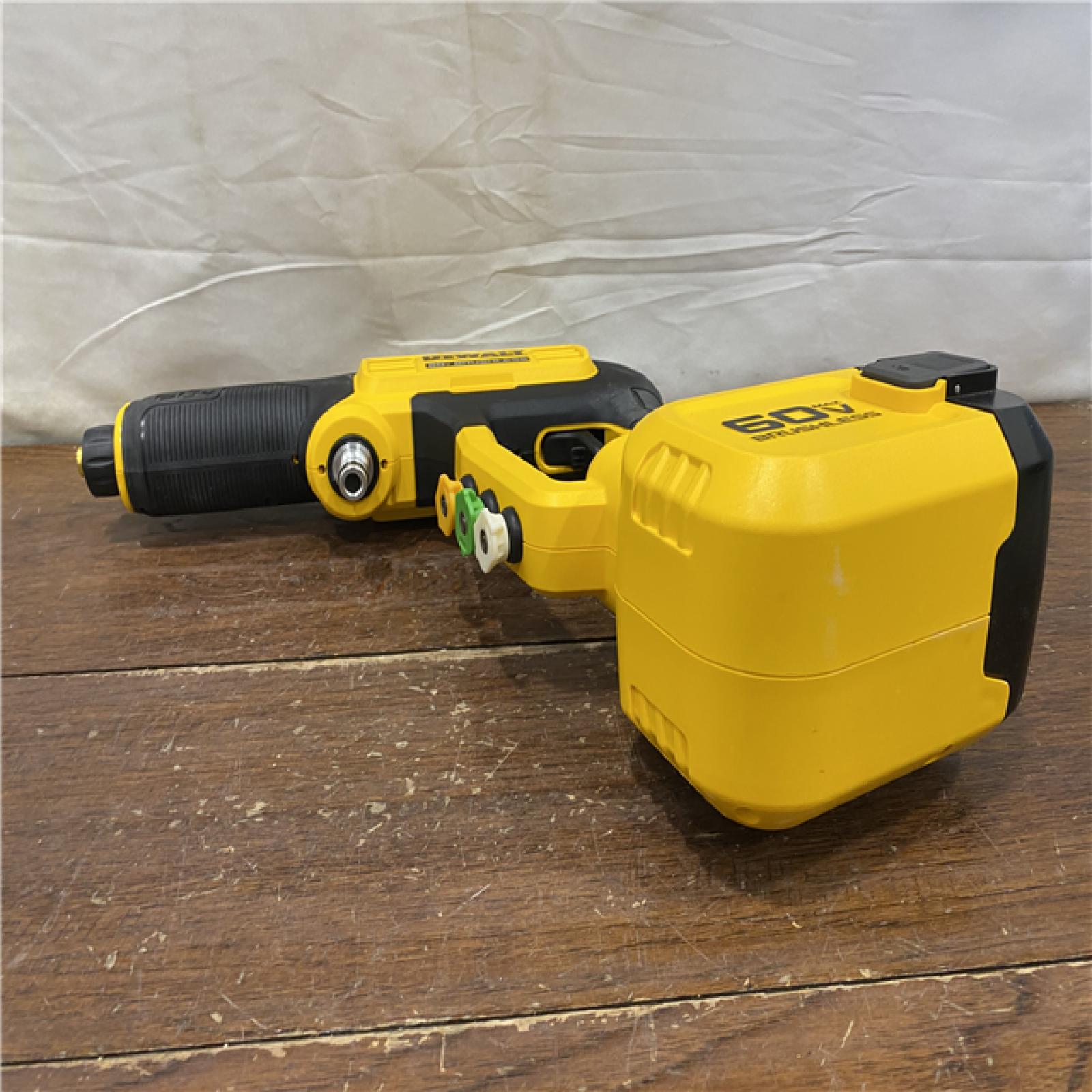 AS-IS DEWALT FLEXVOLT 60V MAX 1000 PSI 1.0 GPM Cold Water Cordless Battery Power Cleaner (Tool Only)