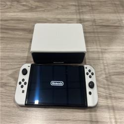AS-IS Nintendo Switch - OLED Model with White Joy-Con