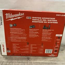 NEW - Milwaukee 12V Lithium-Ion Cordless 3/8 in. Ratchet and Screwdriver (2-Tool) Combo Kit